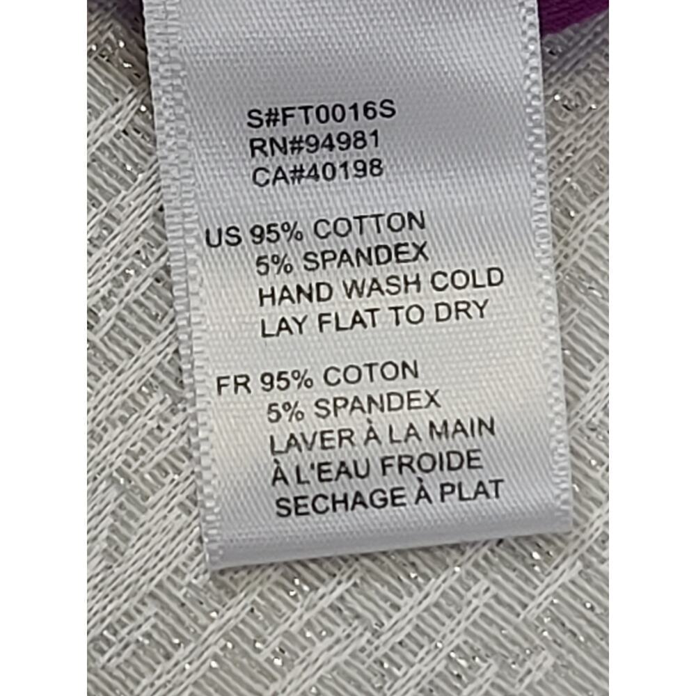 Twenty-one Y2K lace trim vintage women's tank purple NWT Size Large festival - Picture 4 of 6
